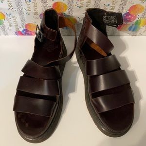 Doc Dr Martens Clarissa Brown Sandals US Wom 11